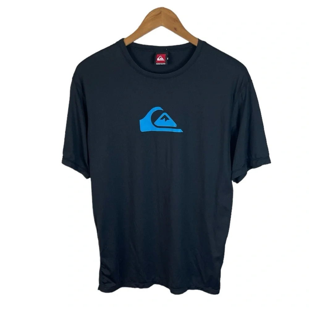 Ts236 Mens Quicksilver Surfing Brand Performance Stretch Beach T Shirt M